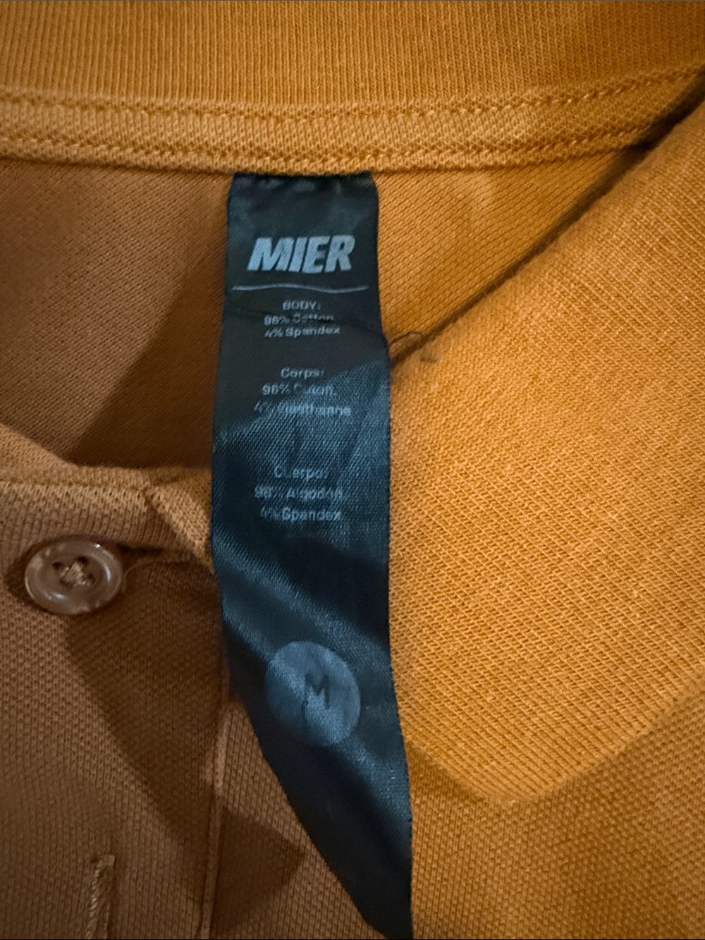 Mier Men's Casual Polo Shirt - Brown - Picture 2 of 6